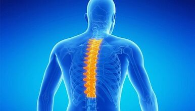 Zer da lumbar bizkarrezurraren osteochondrosia